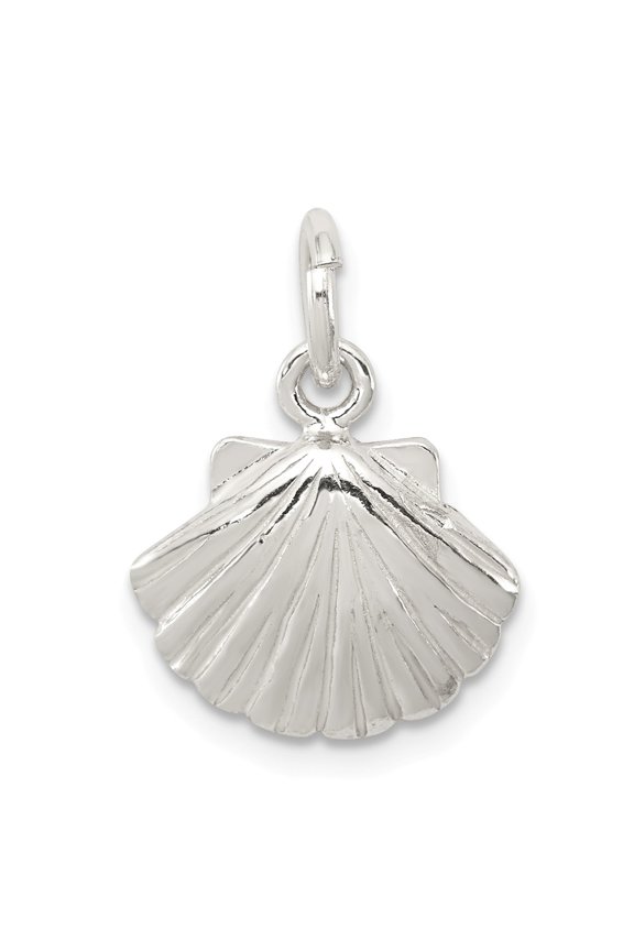 Sterling Silver Shell Charm Pendant