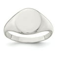 thumbnail image 1 of Sterling Silver Signet Ring - 5.3 Grams - Size 11 - Measures 2.3mm Wide, 1 of 2