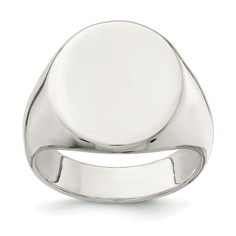 Sterling Silver Signet Ring Sz 10 - Walmart.com