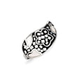 thumbnail image 1 of Sterling Silver Simulated Mother of Pearl and Simulated Stone Ring - Size 8 - Measures 15mm Wide, 1 of 3