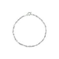 thumbnail image 1 of Sterling Silver Singapore Chain Bracelet, 7.5 Inches, 1 of 4