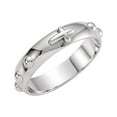 thumbnail image 1 of Sterling Silver Size 9 Polished Rosary Ring - 4.0 Grams, 1 of 2