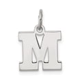 thumbnail image 1 of Sterling Silver Small Block Initial M Charm, 1 of 3
