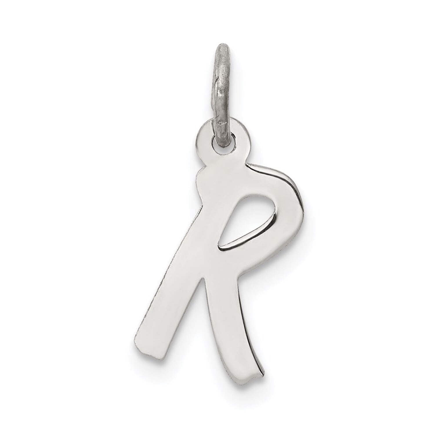 Small R Initials 925 Sterling Silver Solid Polished Small Letter Name Personalized ...