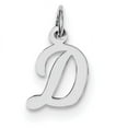 thumbnail image 1 of Sterling Silver Small Script Initial D Charm, 1 of 3