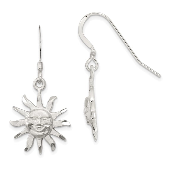 Sterling Silver Smiling Sunshine Earrings Sterling Silver Earrings
