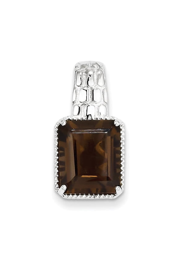 Sterling Silver Smoky Quartz Pendant