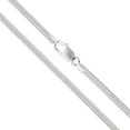 thumbnail image 1 of Sterling Silver Snake Chain 2.3mm Solid 925 Brazilian Necklace 22" Jewelry Female Unisex, 1 of 5