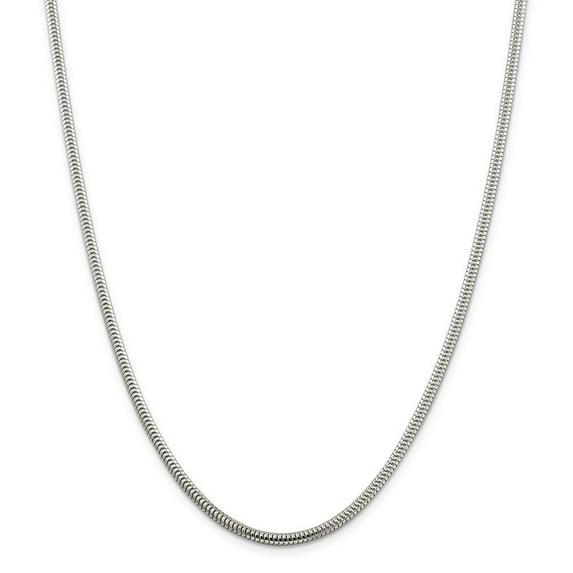 Sterling Silver Snake Chain Bracelet - 6.7 Grams - 8 Inch - 3mm - Lobster Claw