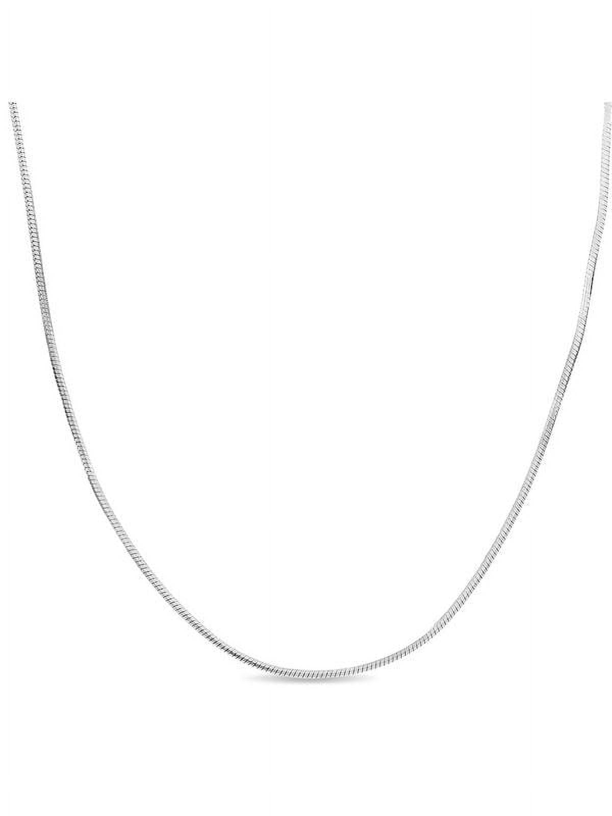 18 inch deals silver snake chain