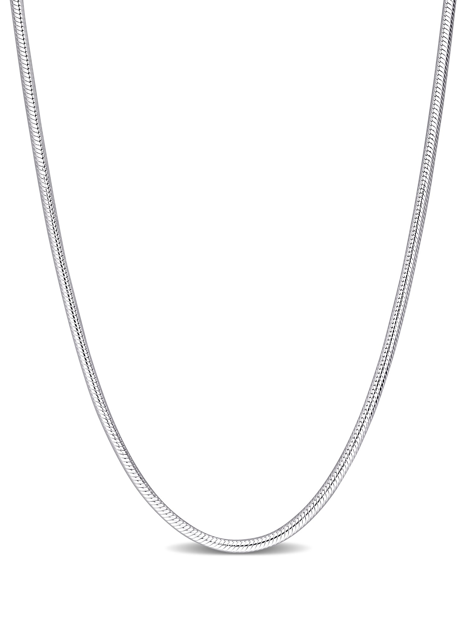 Sterling Silver Snake Chain Necklace - Walmart.com