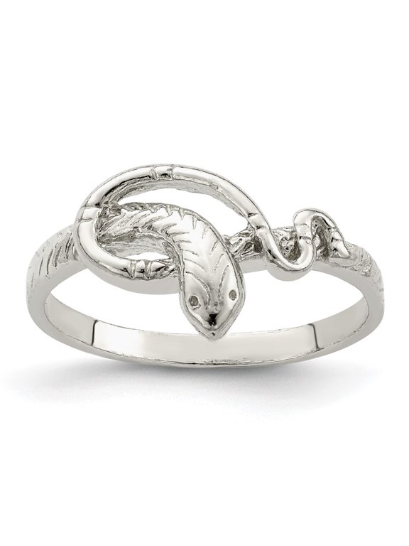 Sterling Silver Snake Ring
