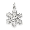 thumbnail image 1 of Sterling Silver Snowflake Charm Pendant, 1 of 4