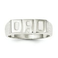 thumbnail image 1 of Sterling Silver Solid Dad Ring - 5.6 Grams - Size 10 - Measures 7mm Wide, 1 of 2