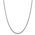 thumbnail image 1 of Sterling Silver Solid Rope 2.5mm Necklace, 1 of 1