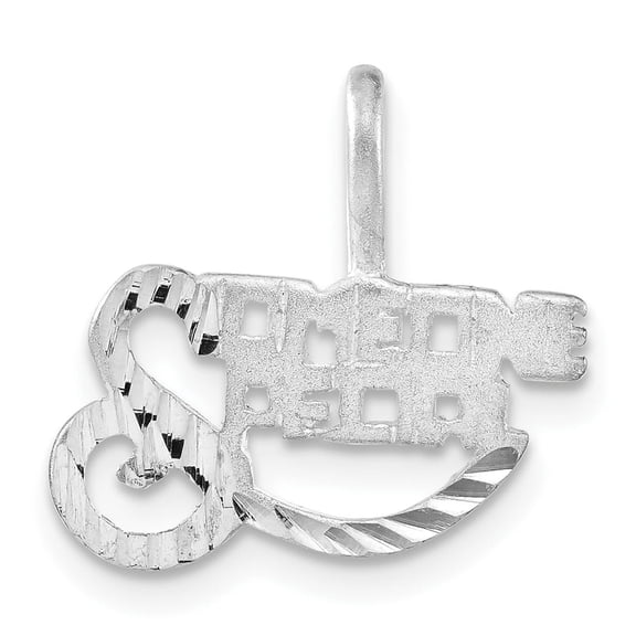 Sterling Silver Someone Special Pendant Necklace for Women or Unisex Wear, Sentimental Jewelry with Script Design, Symbol of Love, Appreciation, and Connection