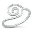thumbnail image 1 of Sterling Silver Spiral Design Ring Size 8, 1 of 3