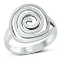thumbnail image 1 of Sterling Silver Spiral Statement Ring Size 8, 1 of 3