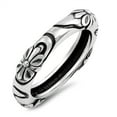 thumbnail image 1 of Sterling Silver Square Tube Band Ring Size 5, 1 of 3