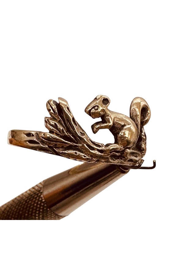 Sterling Silver Squirrel Ring Size 7 Woodland Animal Nature Jewelry USA