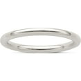 thumbnail image 1 of Sterling Silver Ss 2mm Comfort Fit Size 6 Band Made In United States qcf020-6, 1 of 5