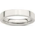 thumbnail image 1 of Sterling Silver Ss 4mm Comfort Fit Flat Size 12 Band Made In United States qcfb040-12, 1 of 5