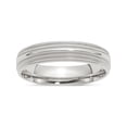 thumbnail image 1 of Sterling Silver Ss 5mm Comfort Fit Double Milgrain Size 13.5 Band Made In United States qdmc050-13.5, 1 of 2
