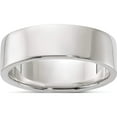 thumbnail image 1 of Sterling Silver Ss 6mm Flat Size 4.5 Band Made In United States qwfb060-4.5, 1 of 6