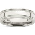 thumbnail image 1 of Sterling Silver Ss 6mm Polished Fancy Band Size 9 Made In United States qwb114-9, 1 of 5