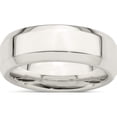 thumbnail image 1 of Sterling Silver Ss 7mm Bevel Edge Size 12.5 Band Made In United States qbec070-12.5, 1 of 6