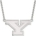 thumbnail image 1 of Sterling Silver Ss Rh-P Logoart Youngstown State University Large Pendant With Necklac (18 X 29) Made In United States ss009ysu-18, 1 of 5