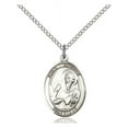 thumbnail image 1 of Sterling Silver St. Andrew the Apostle Pendant 3/4 x 1/2 inches with Sterling Silver Lite Curb Chain, 1 of 1