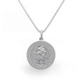 thumbnail image 1 of Sterling Silver St. Christopher Charm Necklace For Her, 1 of 1