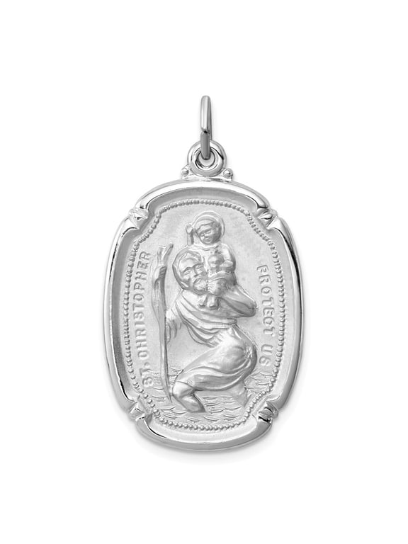 Sterling Silver St. Christopher Medal