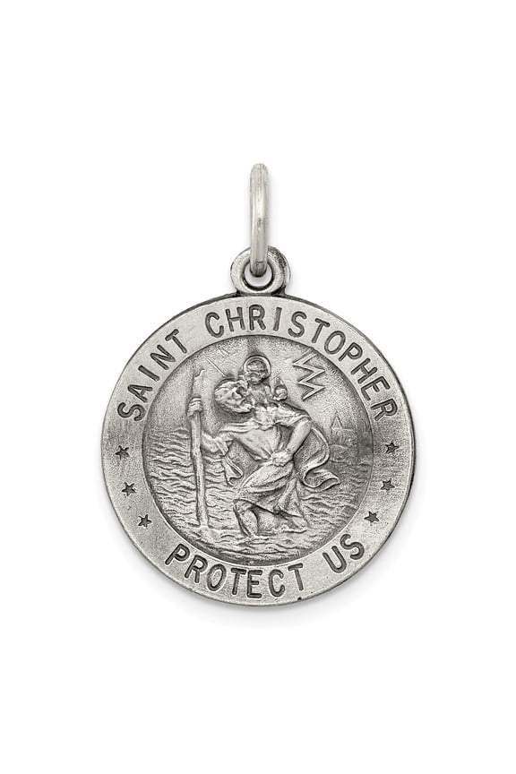 Sterling Silver St.Christopher US Army Medal