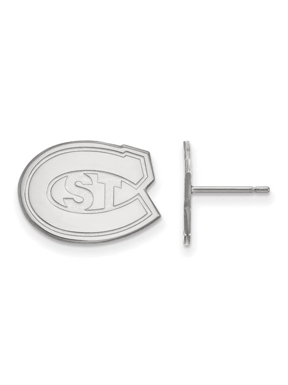 Sterling Silver St. Cloud State Small Post Earrings