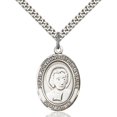 thumbnail image 1 of Sterling Silver St. John Baptist de La Salle Penda 1 x 3/4 inches with Heavy Curb Chain, 1 of 1