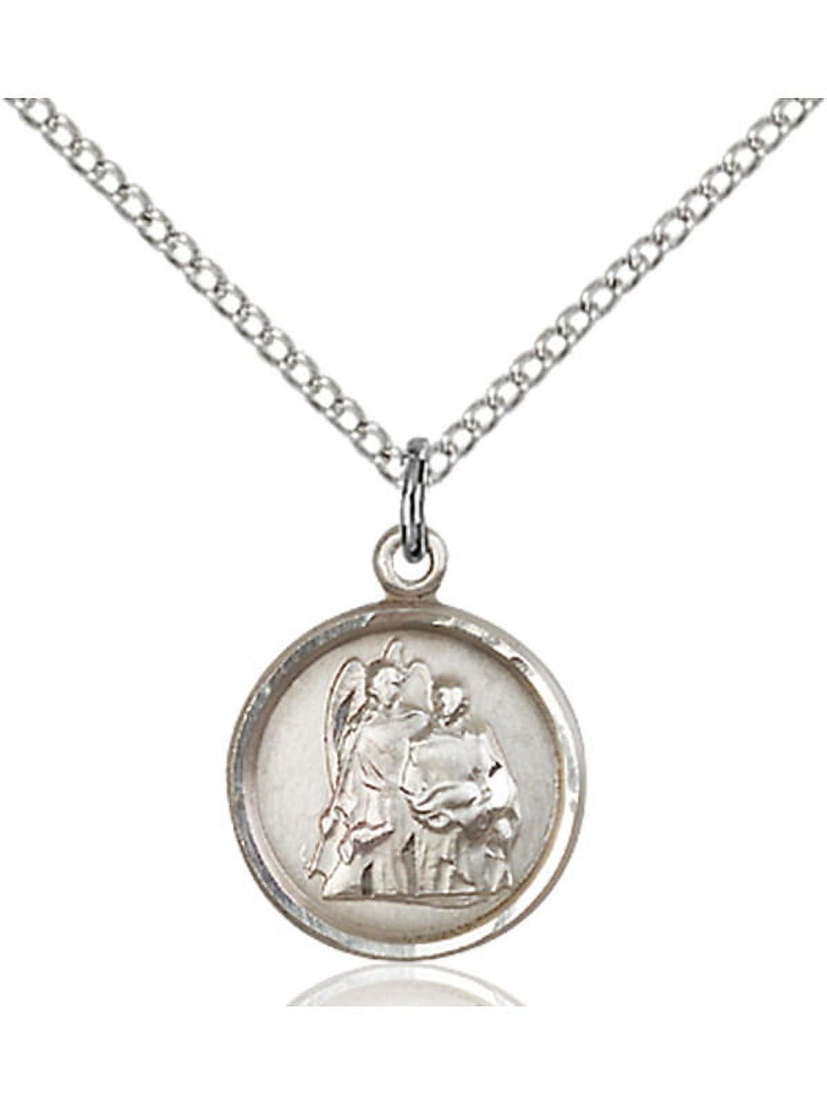 Bonyak Jewelry Sterling Silver Cross Pendant, Size 3 1/4 x 1 3/4 inches - C : Bonyak Jewelry Sterling Silver Rosary Bracelet 5mm