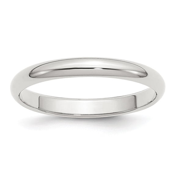 Sterling Silver Stackable Expressions 3mm Half-Round Band - Size 6