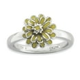 thumbnail image 1 of Sterling Silver Stackable Expressions Calendula Ring - Size 9, 1 of 3