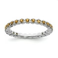 thumbnail image 1 of Sterling Silver Stackable Expressions Citrine Ring, 1 of 1