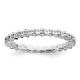 thumbnail image 1 of Sterling Silver Stackable Expressions Diamond Ring, 1 of 1