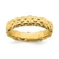 thumbnail image 1 of Sterling Silver Stackable Expressions Gold-plated Ring - Size 6, 1 of 3