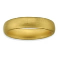 thumbnail image 1 of Sterling Silver Stackable Expressions Gold-plated Satin Ring - Size 7, 1 of 3