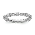 thumbnail image 1 of Sterling Silver Stackable Expressions Polished Diamond Ring, 1 of 1