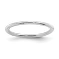 thumbnail image 1 of Sterling Silver Stackable Expressions Rhodium Polished Ring, 1 of 1