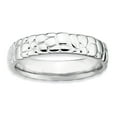 thumbnail image 1 of Sterling Silver Stackable Expressions Rhodium Ring, 1 of 1