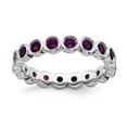 thumbnail image 1 of Sterling Silver Stackable Expressions Rhodolite Garnet Ring, 1 of 1