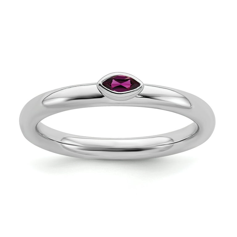 Sterling Silver Stackable Expressions Amethyst Starfish Ring Sterling Silver Stackable Expressions Amethyst Starfish Ring