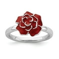 thumbnail image 1 of Sterling Silver Stackable Expressions Rose Ring, 1 of 1